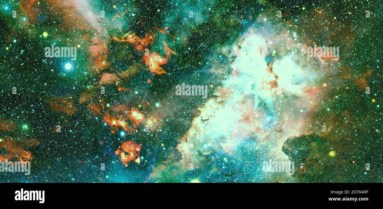 Deep space. Elements of this image furnished by NASA. Stock Photo
