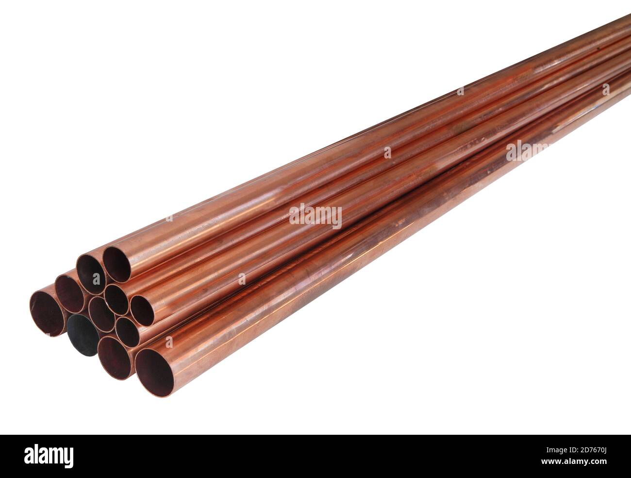 Copper tubing is most often used for heating systems, and as a