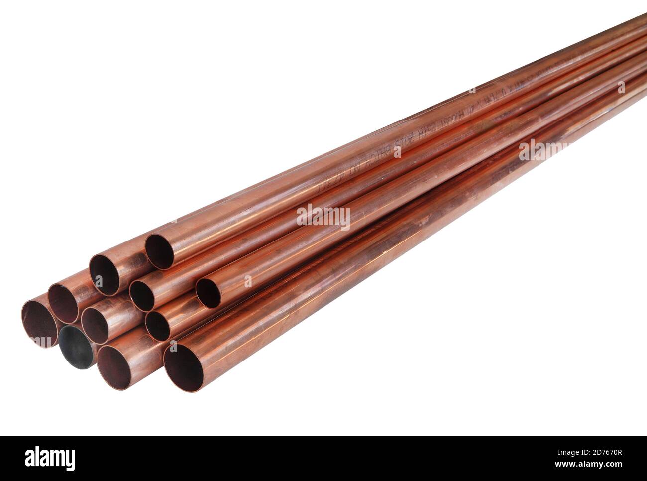 Copper tubing is most often used for heating systems, and as a