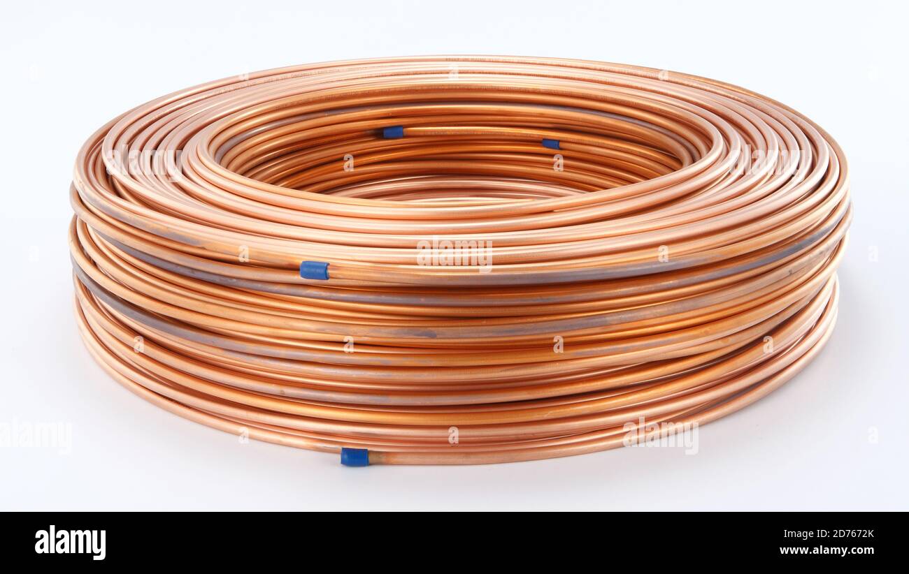pancake coil Copper tubing is joined using flare connection, compression connection, pressed