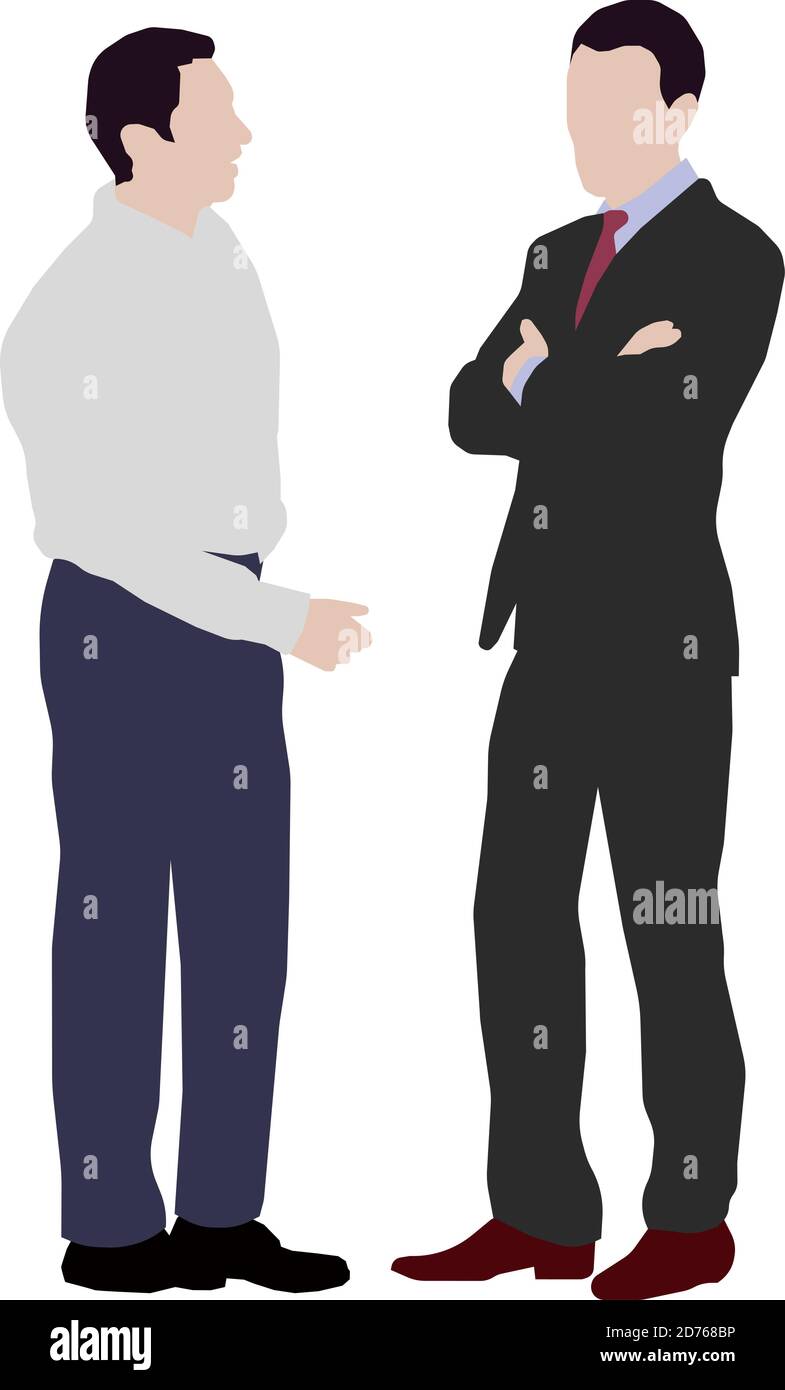 People (daily common life ) silhouette vector illustration / business person Stock Vector