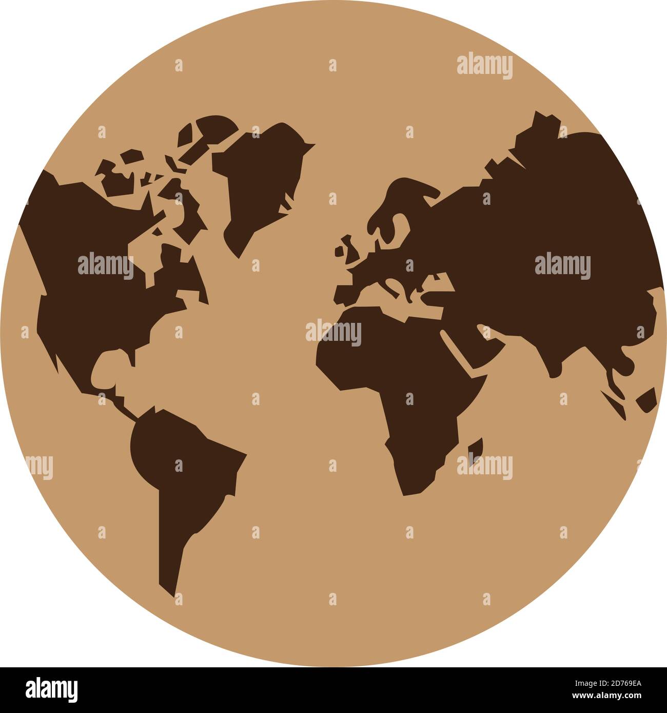 world earth maps geography silhouette vector illustration design
