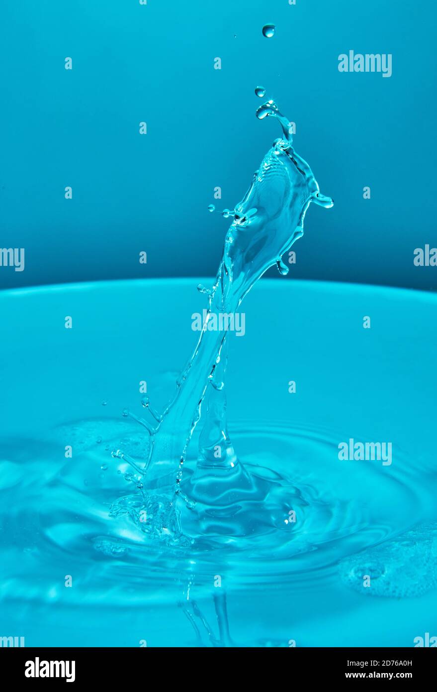 Abstract background of splash of color water, collision of colored ...
