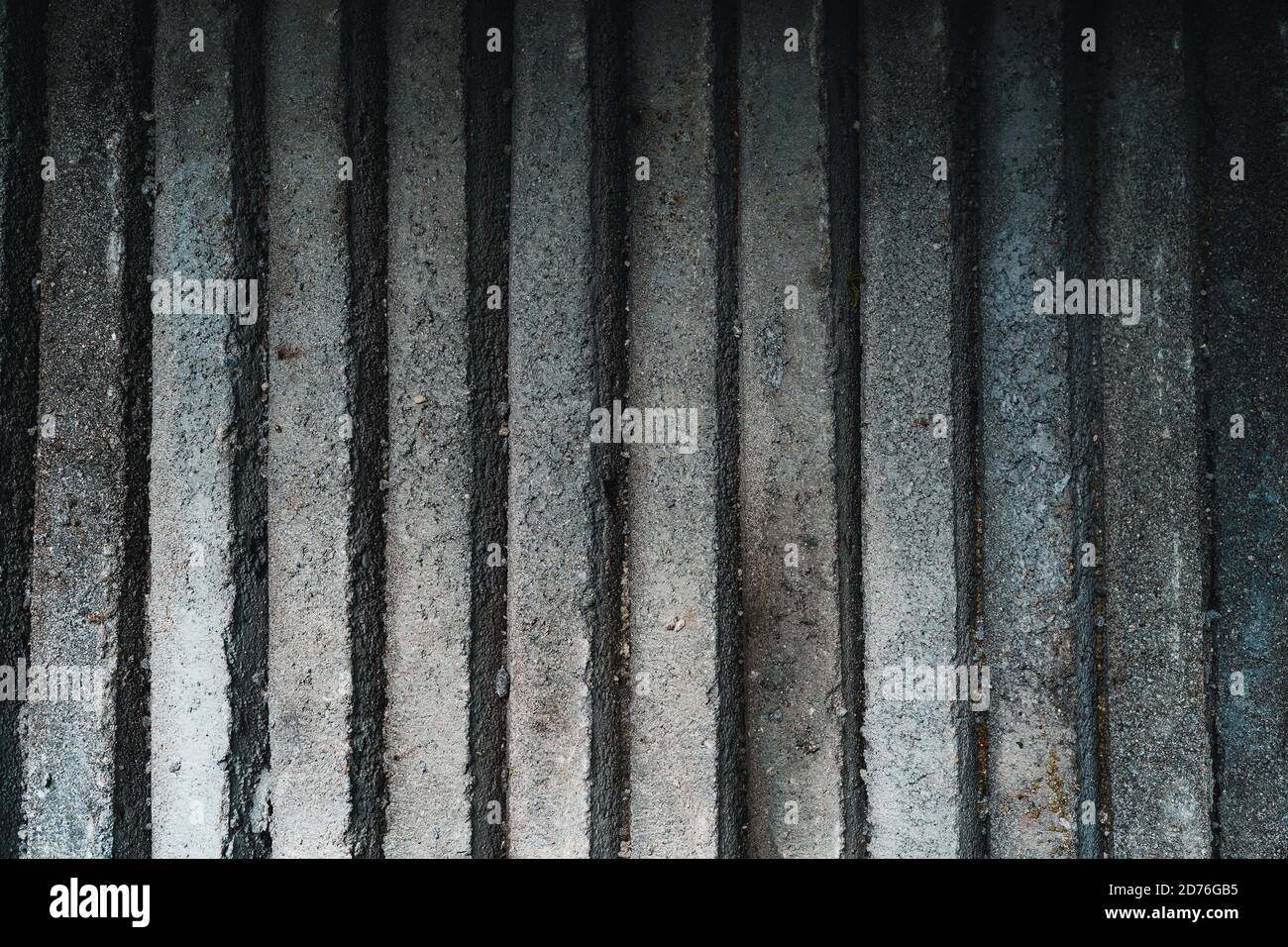 Cement board surfaces are stacked together. Stock Photo