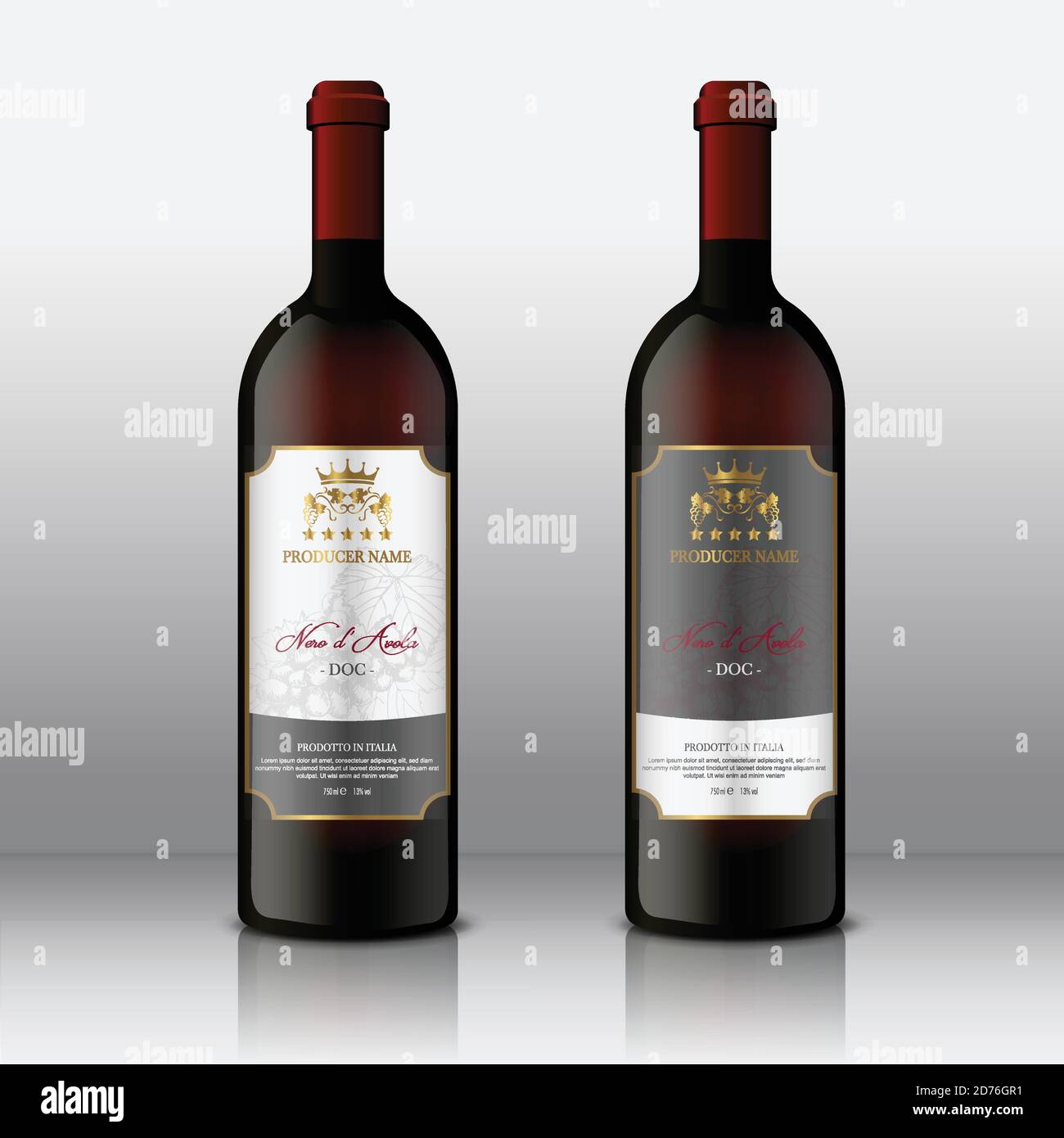 Old wine labels Stock Vector Images - Alamy
