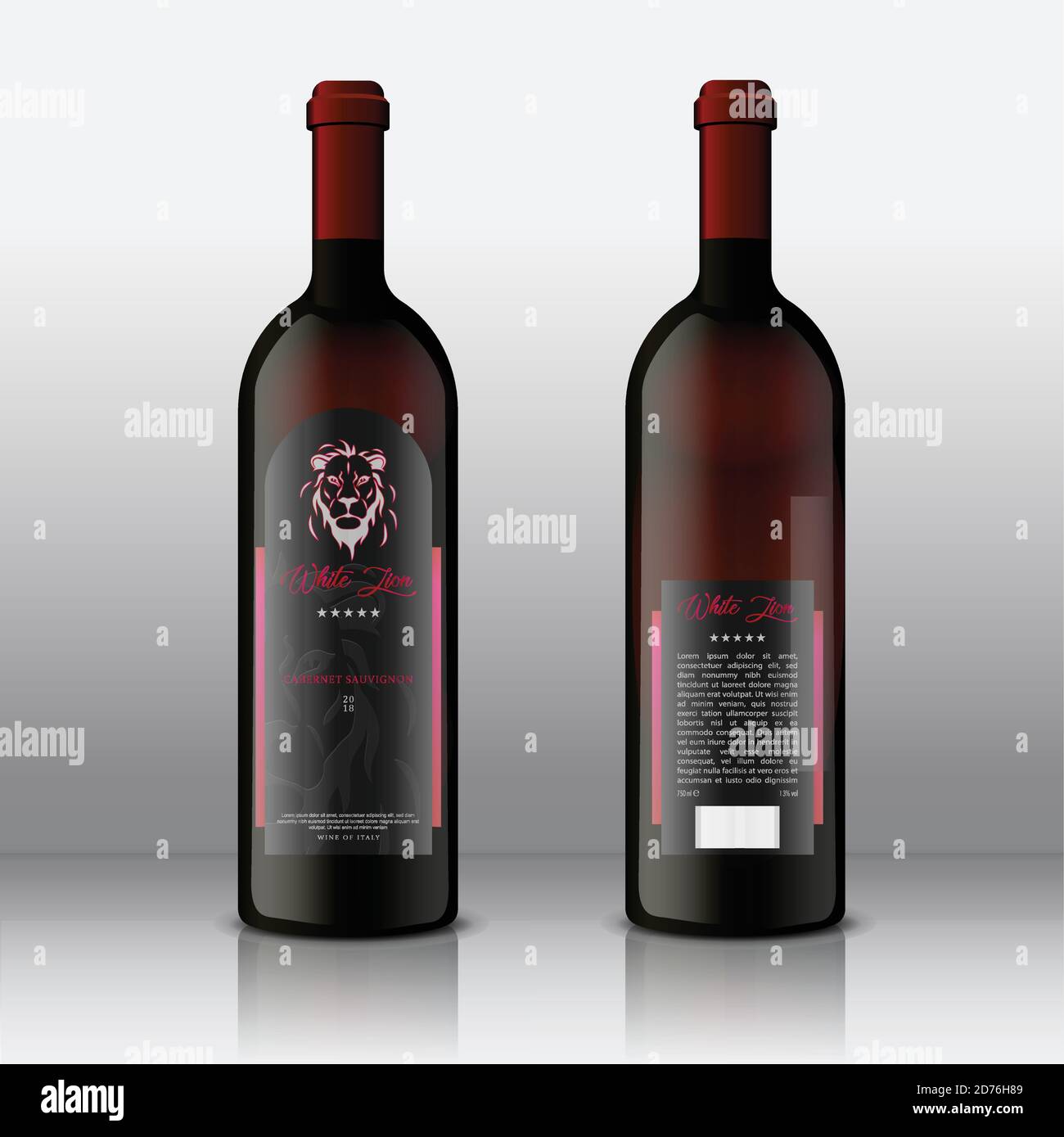 Old bottles labels Stock Vector Images - Alamy