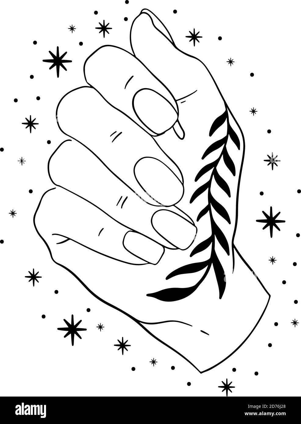 Hand Minimal Abstract Line Art Elegant Magic Sketch Hand Drawn Style Stock Vector Image Art Alamy Hand Minimal Abstract Line Art Elegant Magic Sketch Hand Drawn Style Stock Vector Image Art Alamy