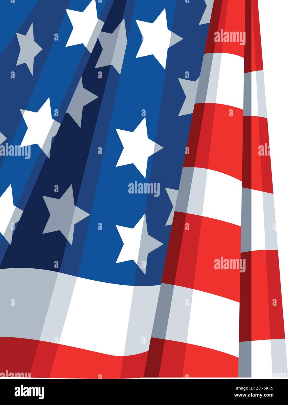 united states of america flag vector illustration design Stock Vector ...