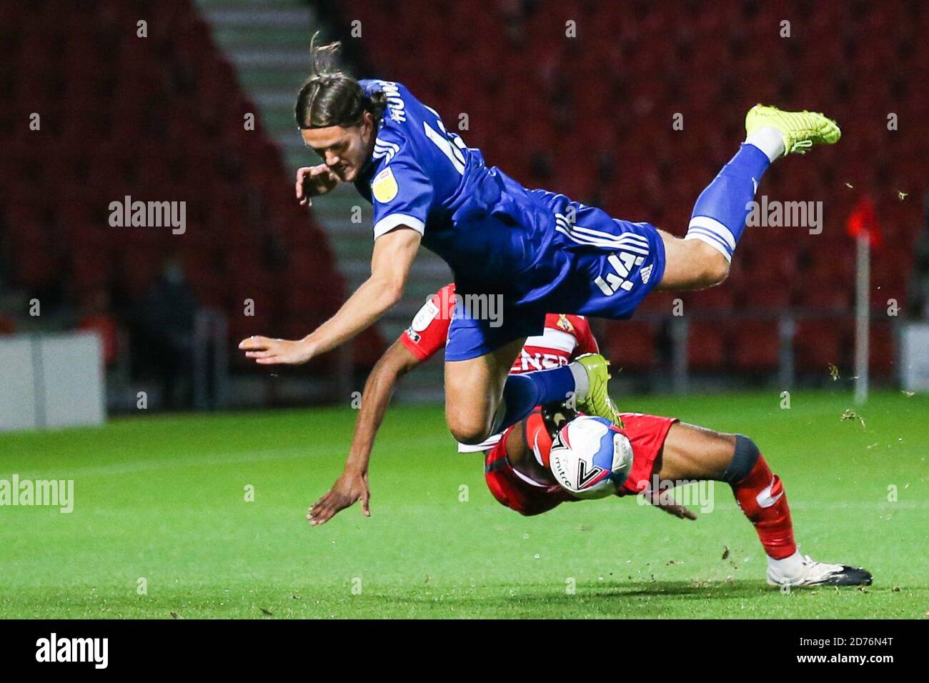 Emyr Huws (44) of Ipswich Town is fouled Stock Photo Alamy