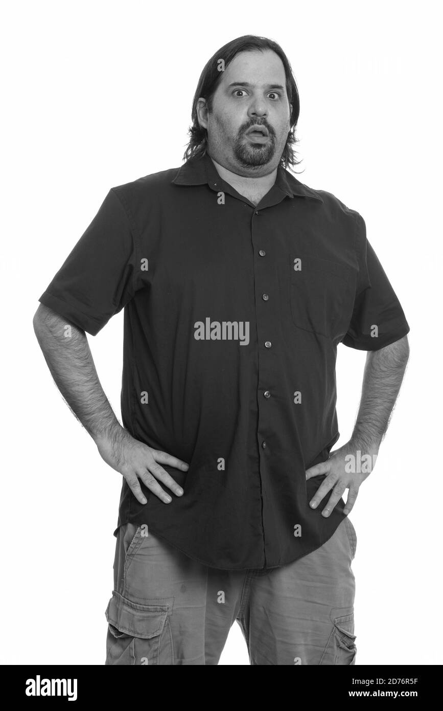 Overweight sad Black and White Stock Photos & Images - Alamy