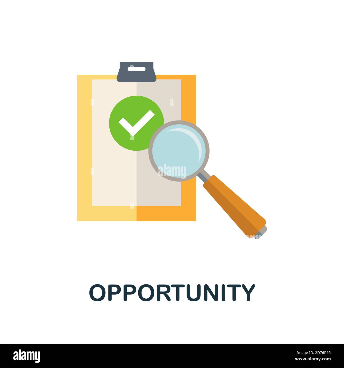 Opportunity icon. Simple element from business motivation collection. Creative Opportunity icon for web design, templates, infographics and more Stock Vector