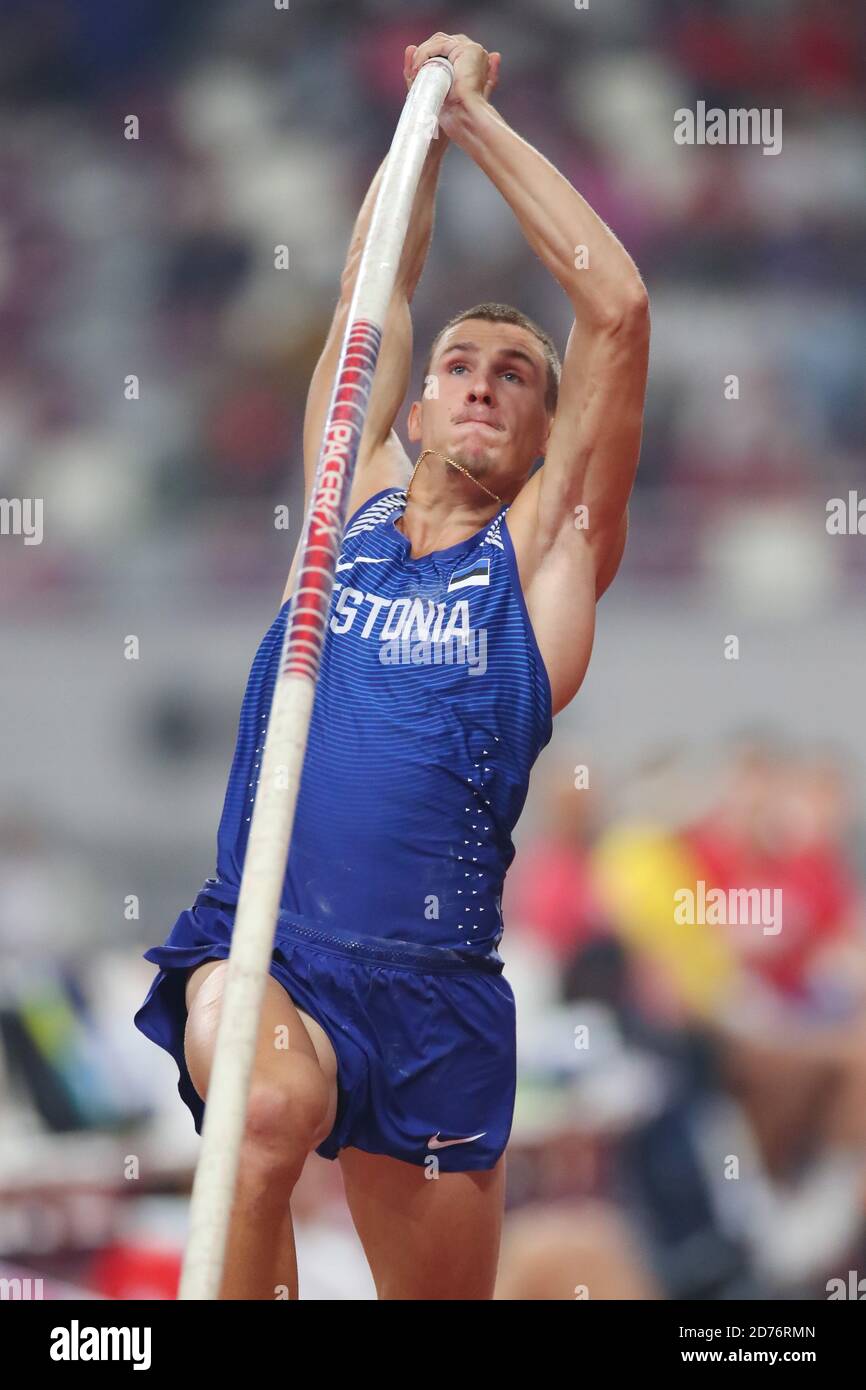 Doha, Qatar. 3rd Oct, 2019. Maicel Uibo (EST) Athletics IAAF World