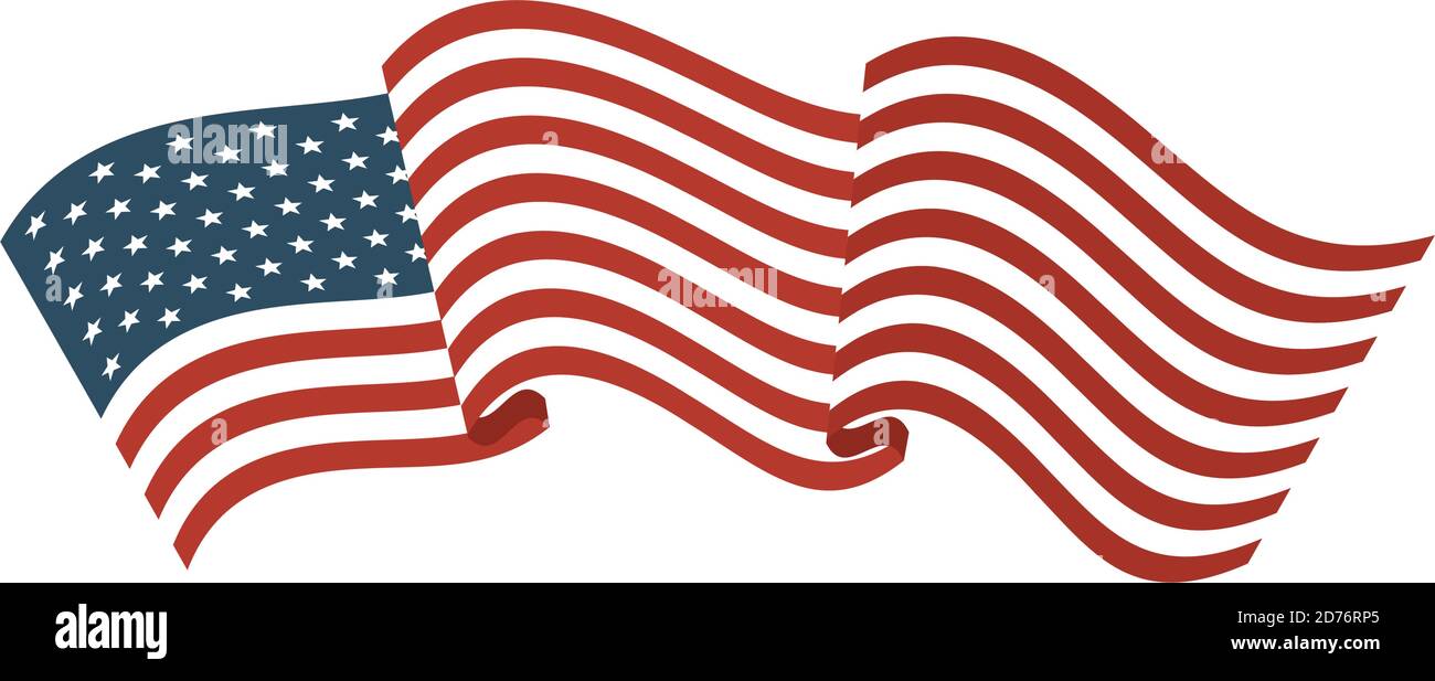 united states of america flag vector illustration design Stock Vector ...