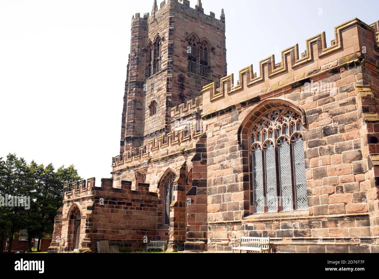 Ss Mary and All Saints church Great Budworth Cheshire Stock Photo