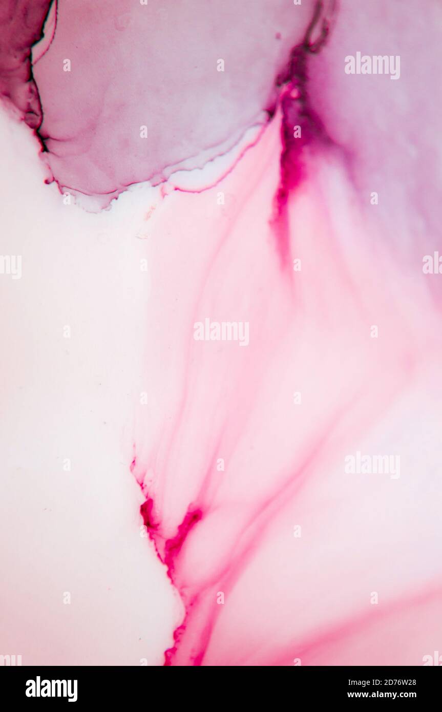 The picture is painted in alcohol ink. Creative abstract artwork made ...