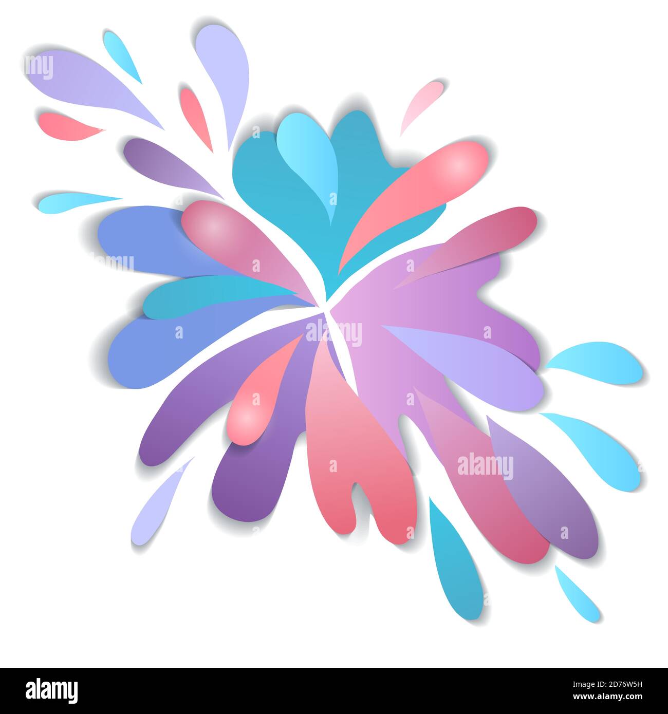 3d colorful paper background origami style Vector Image