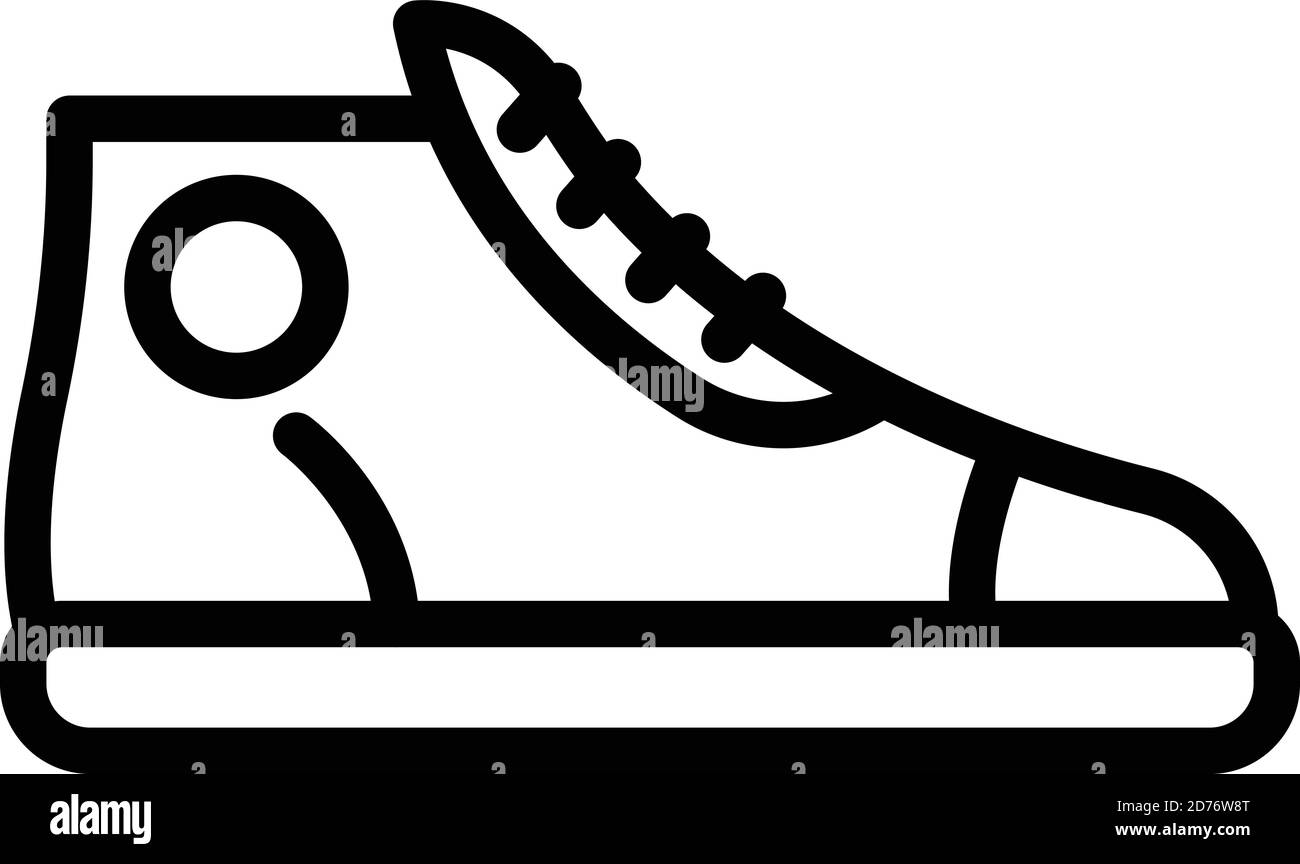 Adidas sneaker icon. Outline adidas sneaker vector icon for web design  isolated on white background Stock Vector Image & Art - Alamy