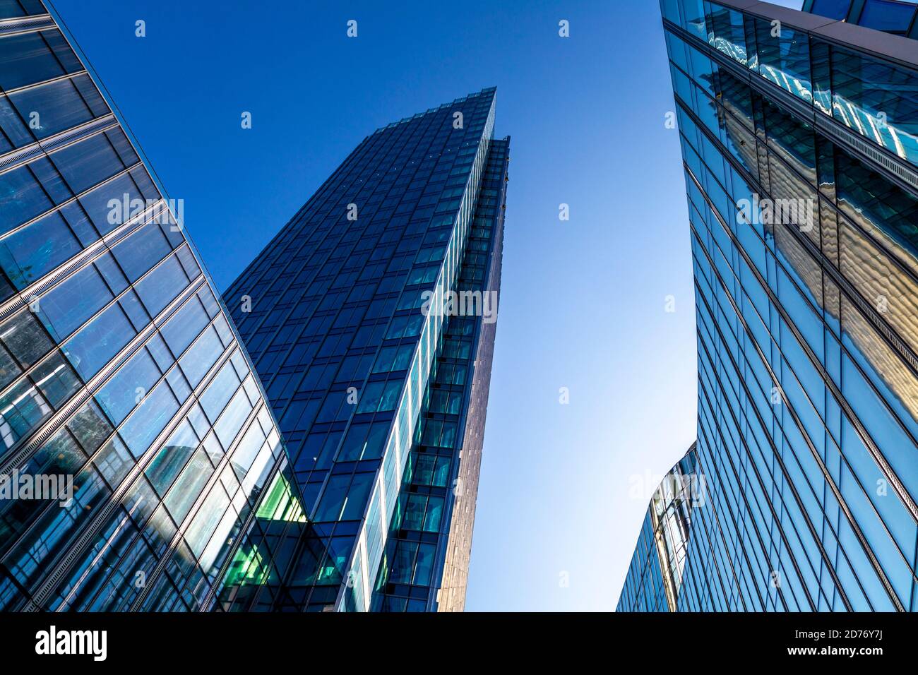 Mennica Legacy Tower skyscraper in Warsaw, Poland Stock Photo