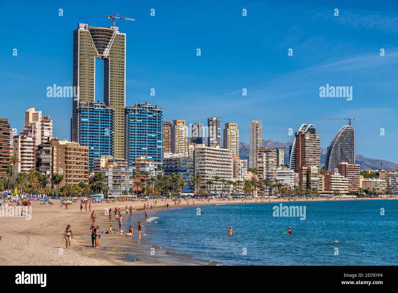 Benidorm spain beach hires stock photography and images Alamy