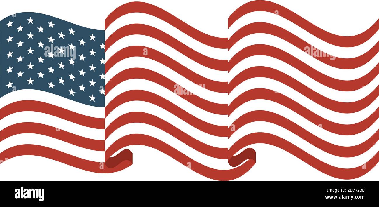 united states of america flag vector illustration design Stock Vector ...