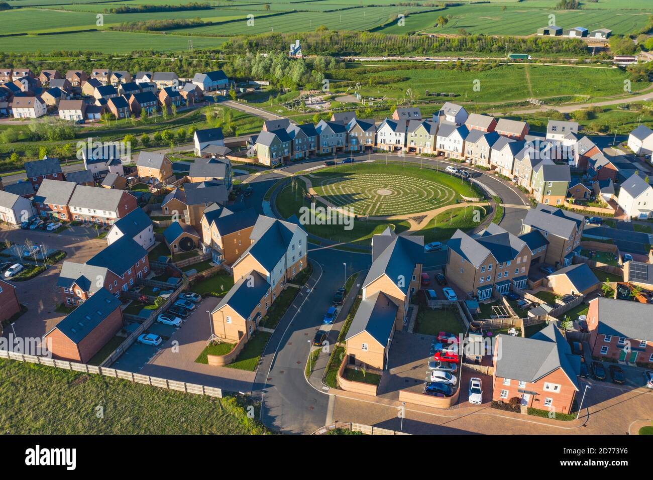 Aerial Milton Keynes High Resolution Stock Photography and Images Alamy