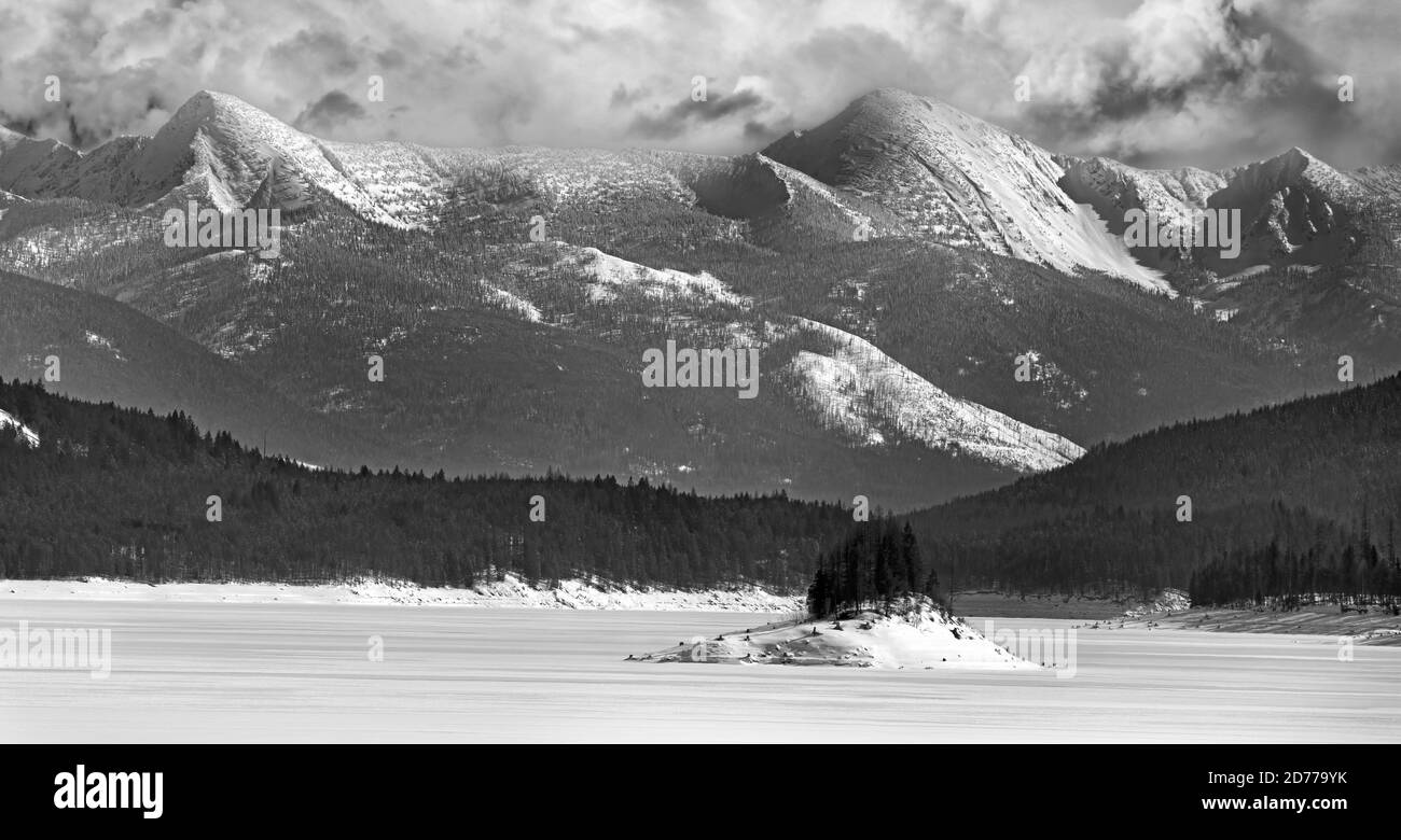 Hungry horse reservoir Black and White Stock Photos & Images Alamy