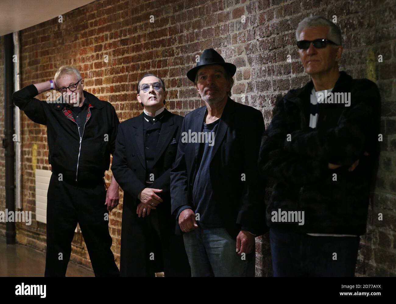 The original members of The Damned (left to right) Rat Scabies, Dave
