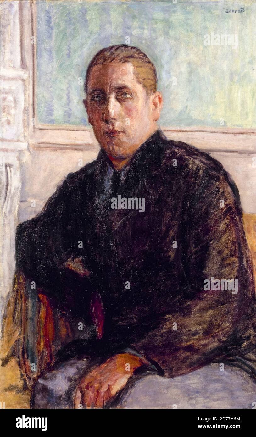 Doctor Maurice Girardin (1884-1951), portrait painting by Pierre Bonnard, 1917 Stock Photo
