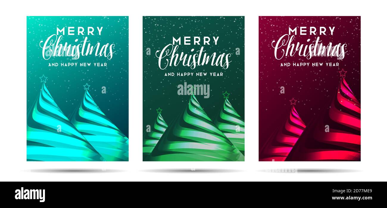 Stylized ribbon christmas tree vector hi-res stock photography and ...