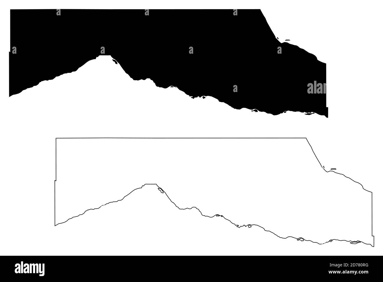 Vector map of boyd hi-res stock photography and images - Alamy