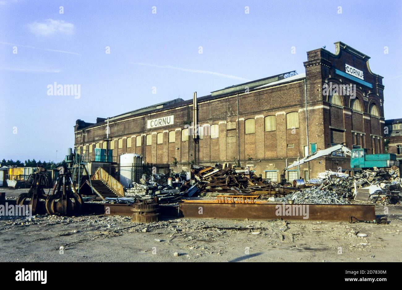 Brownfield in Lille (France) before Euralille (1996 Stock Photo Alamy
