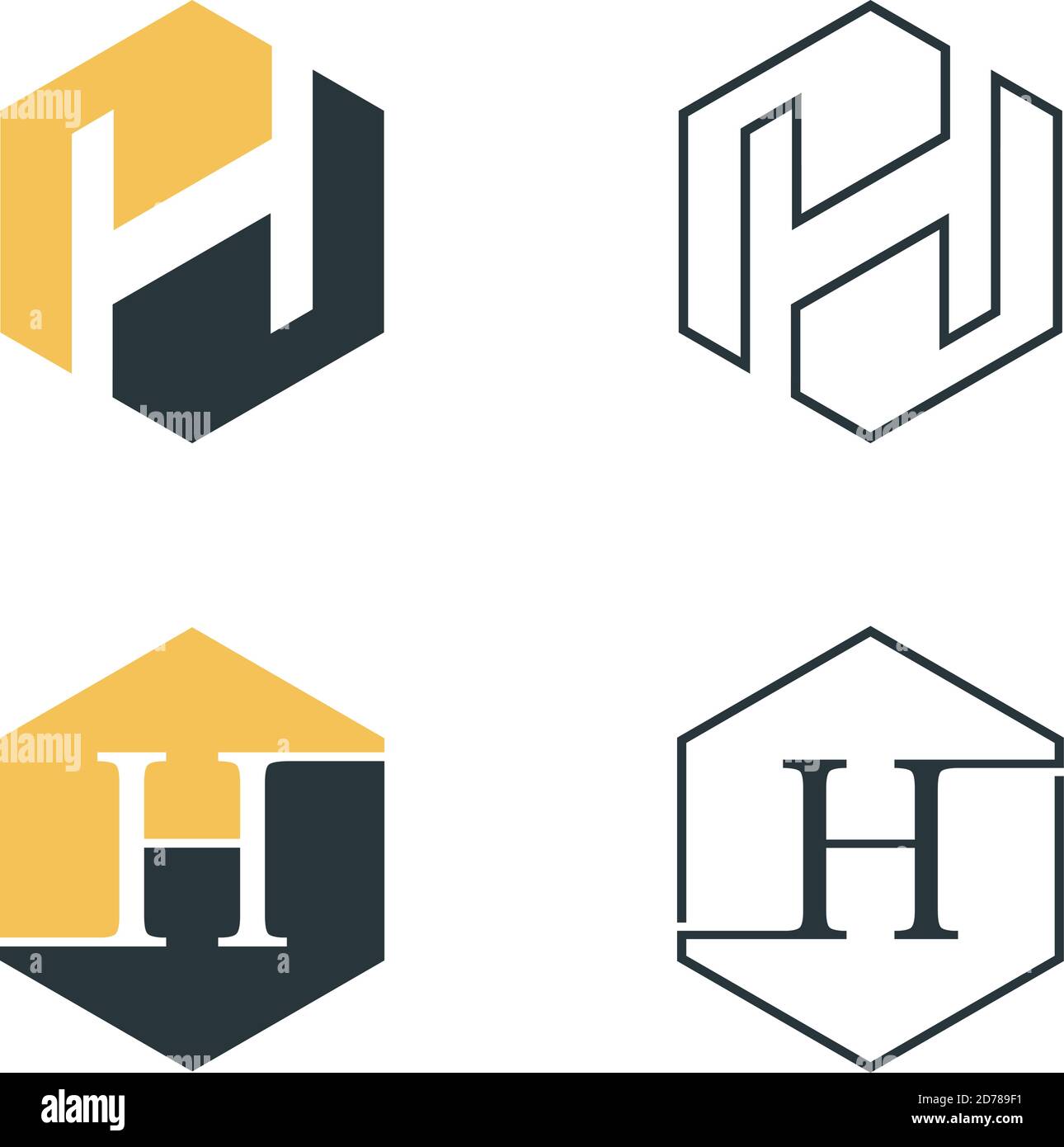 Hexagon letter hi-res stock photography and images - Alamy
