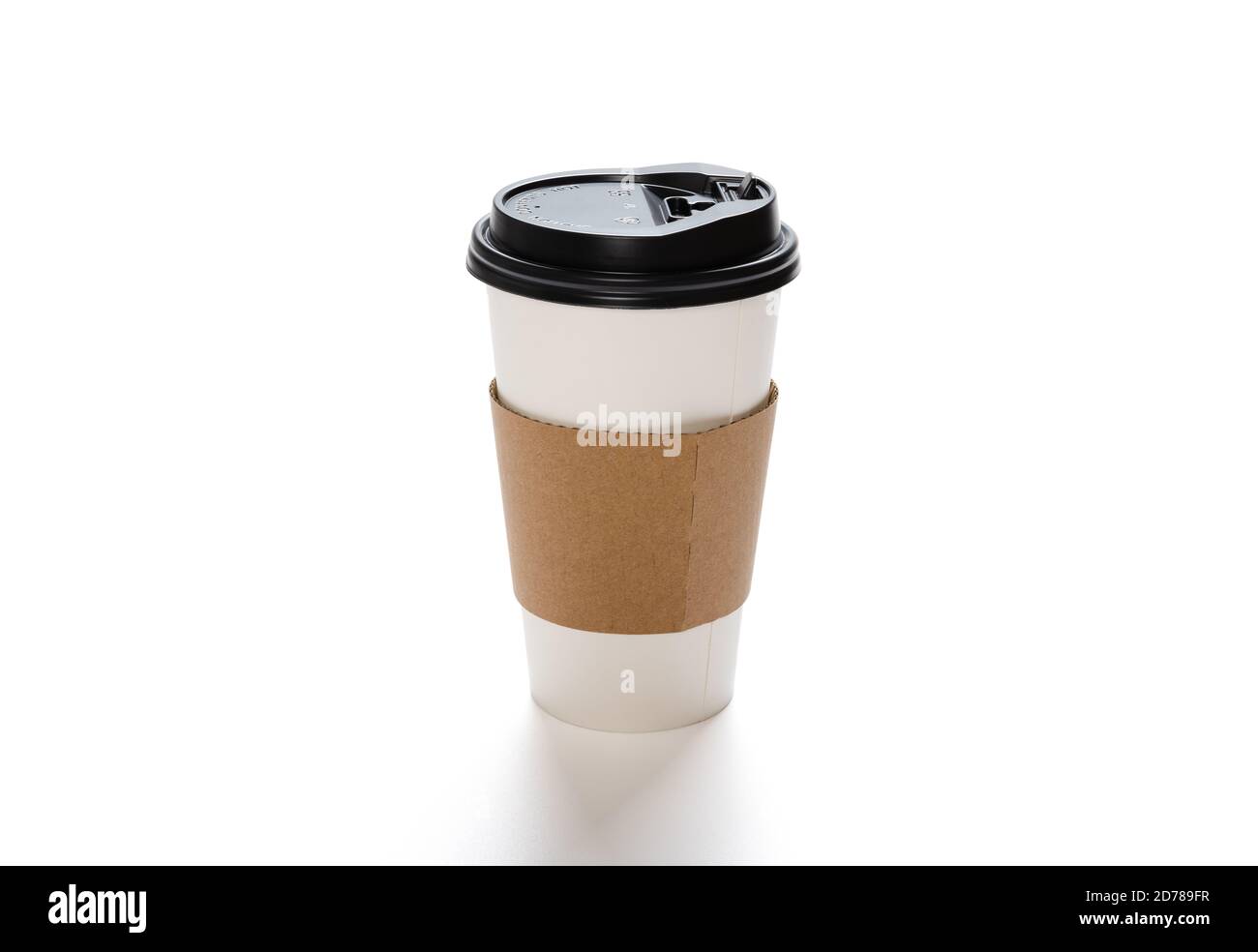 paper coffee cup on white with clipping path Stock Photo - Alamy