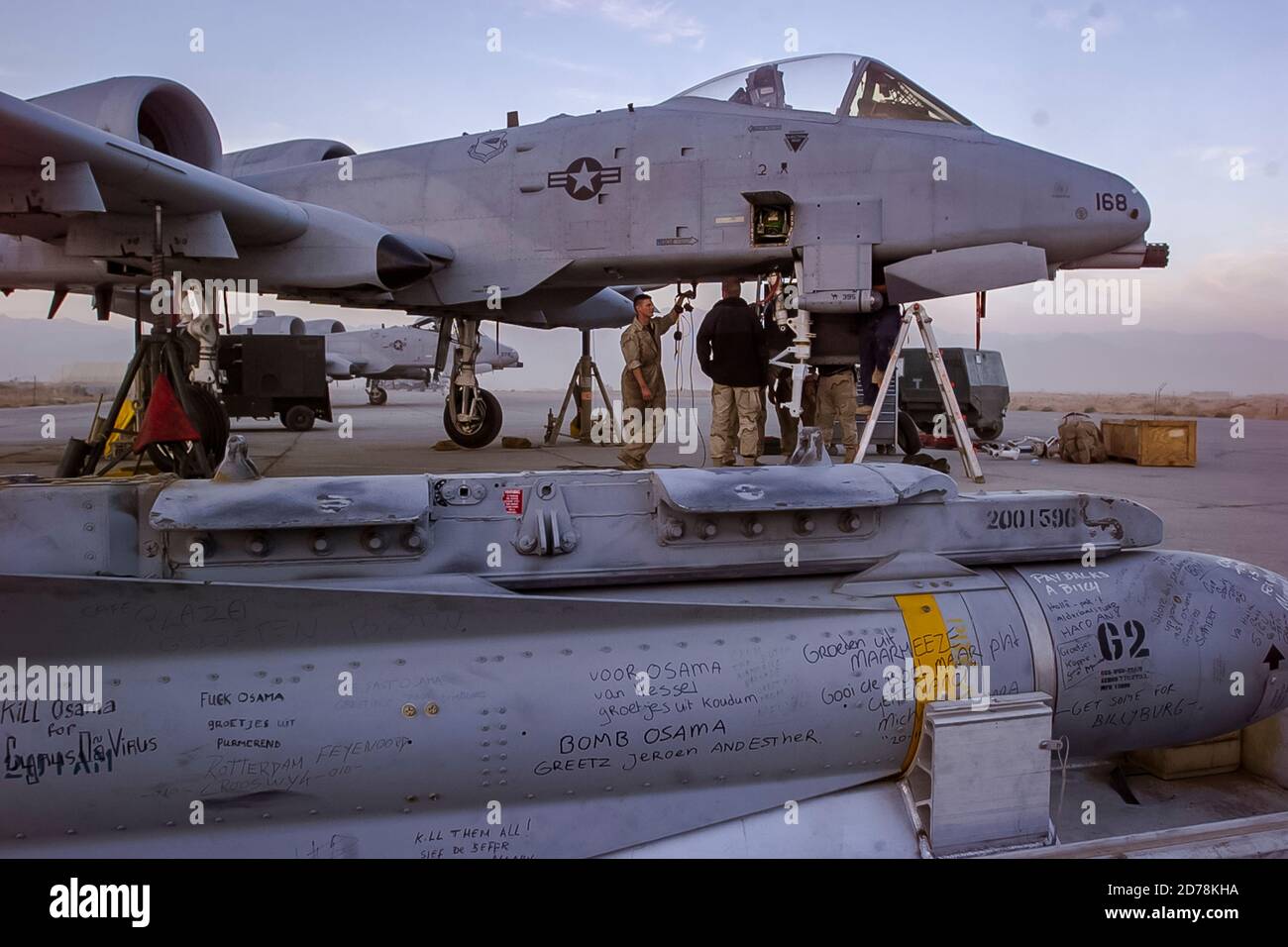 U.S. Army A-10 Thunderbolt II "Warthog" prepare for take off Bagram Air