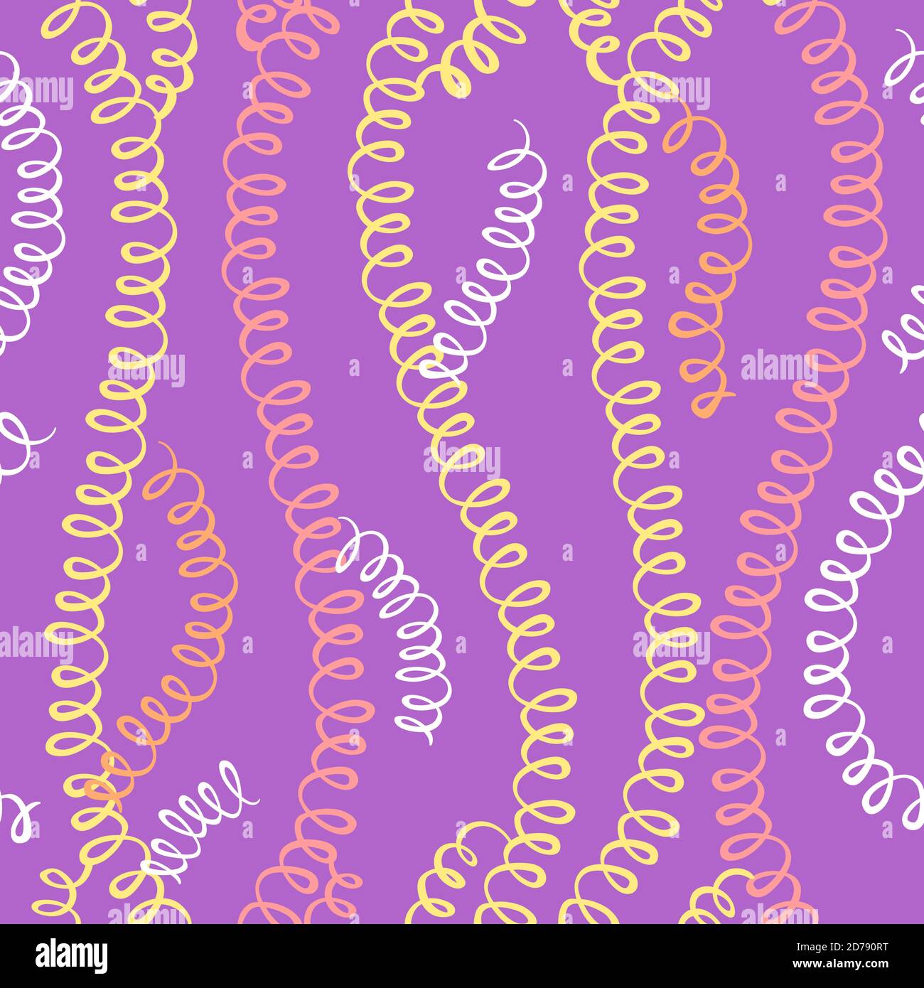 Hand drawn striped seamless pattern. Colored horizontal brush strokes texture. Stock Vector