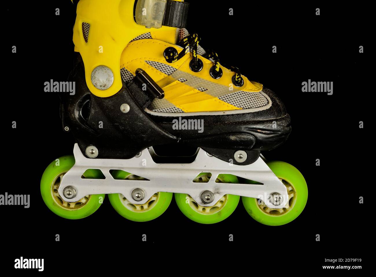 Inline skating skate boot Stock Photo Alamy