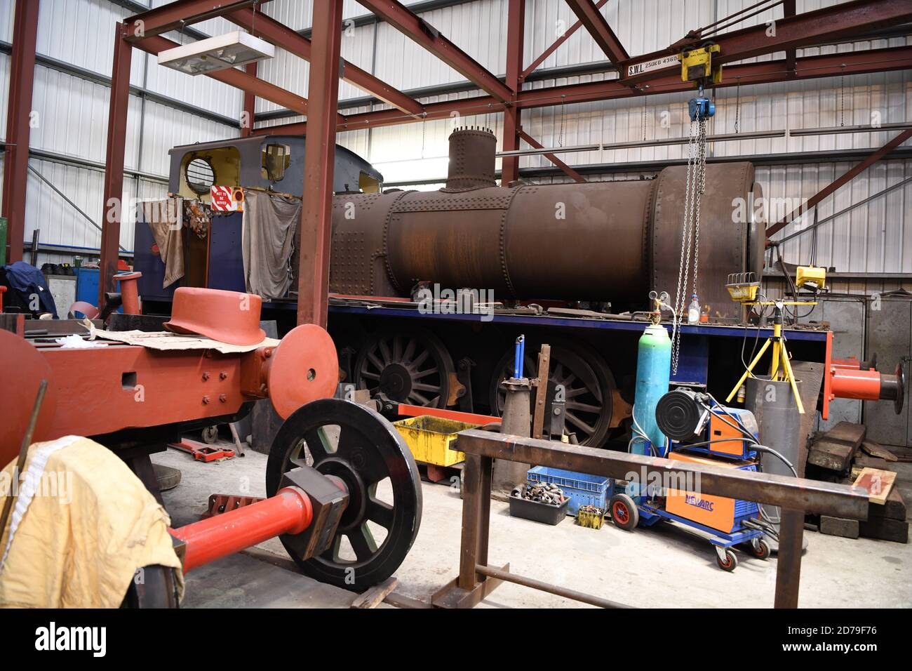 and repair shed at The Ribble Steam Railway and Museum