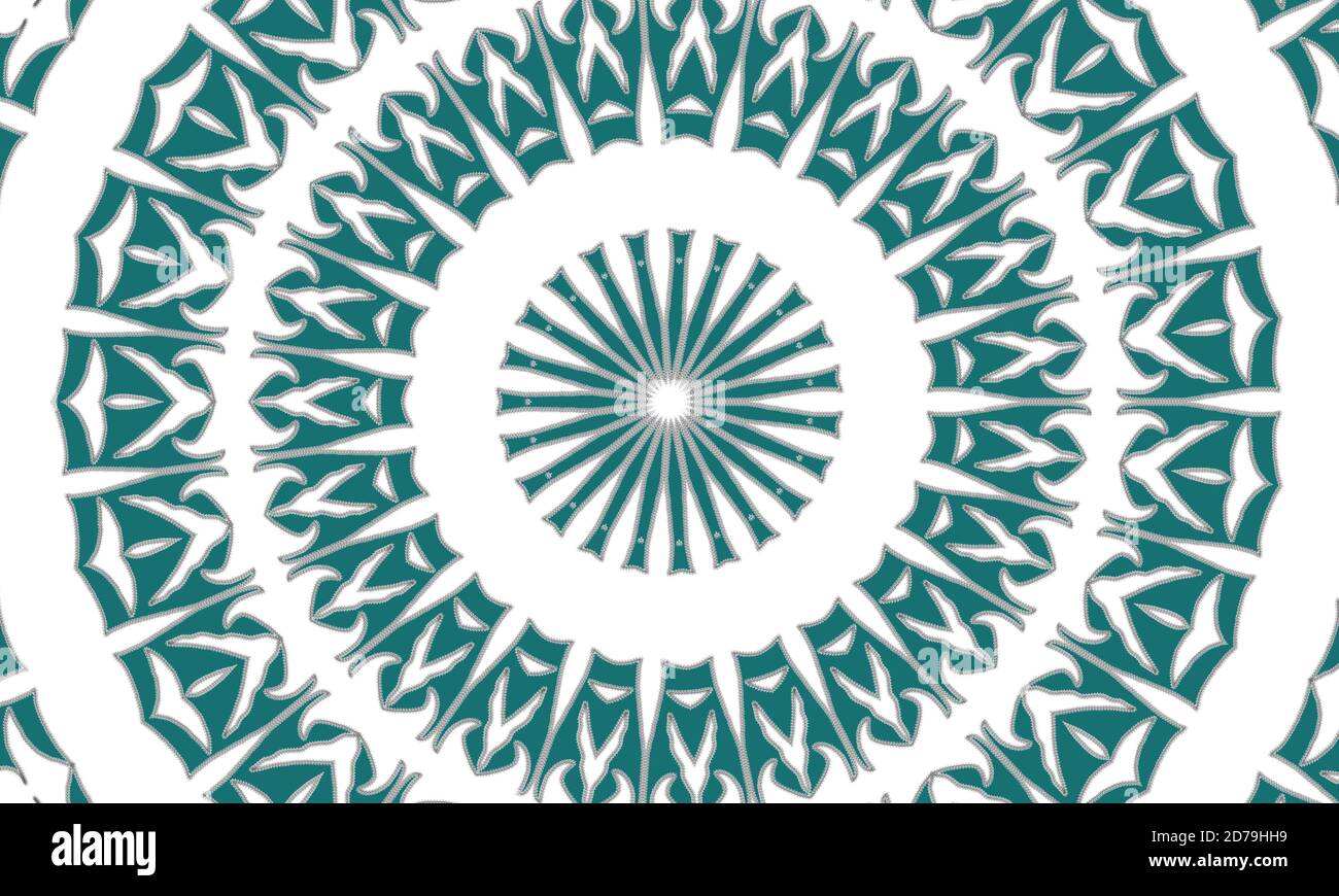 Digitally Created Design In Circular Form | Kaleidoscopic Effect Stock ...