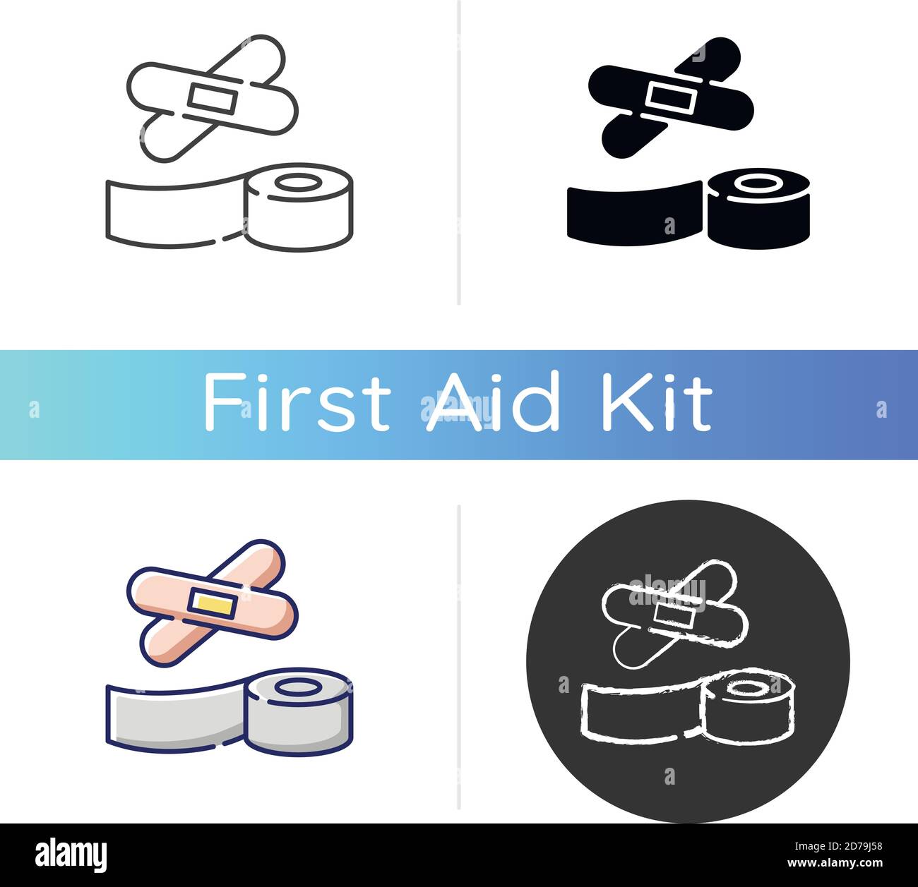 Plasters and medical tape icon Stock Vector Image & Art Alamy