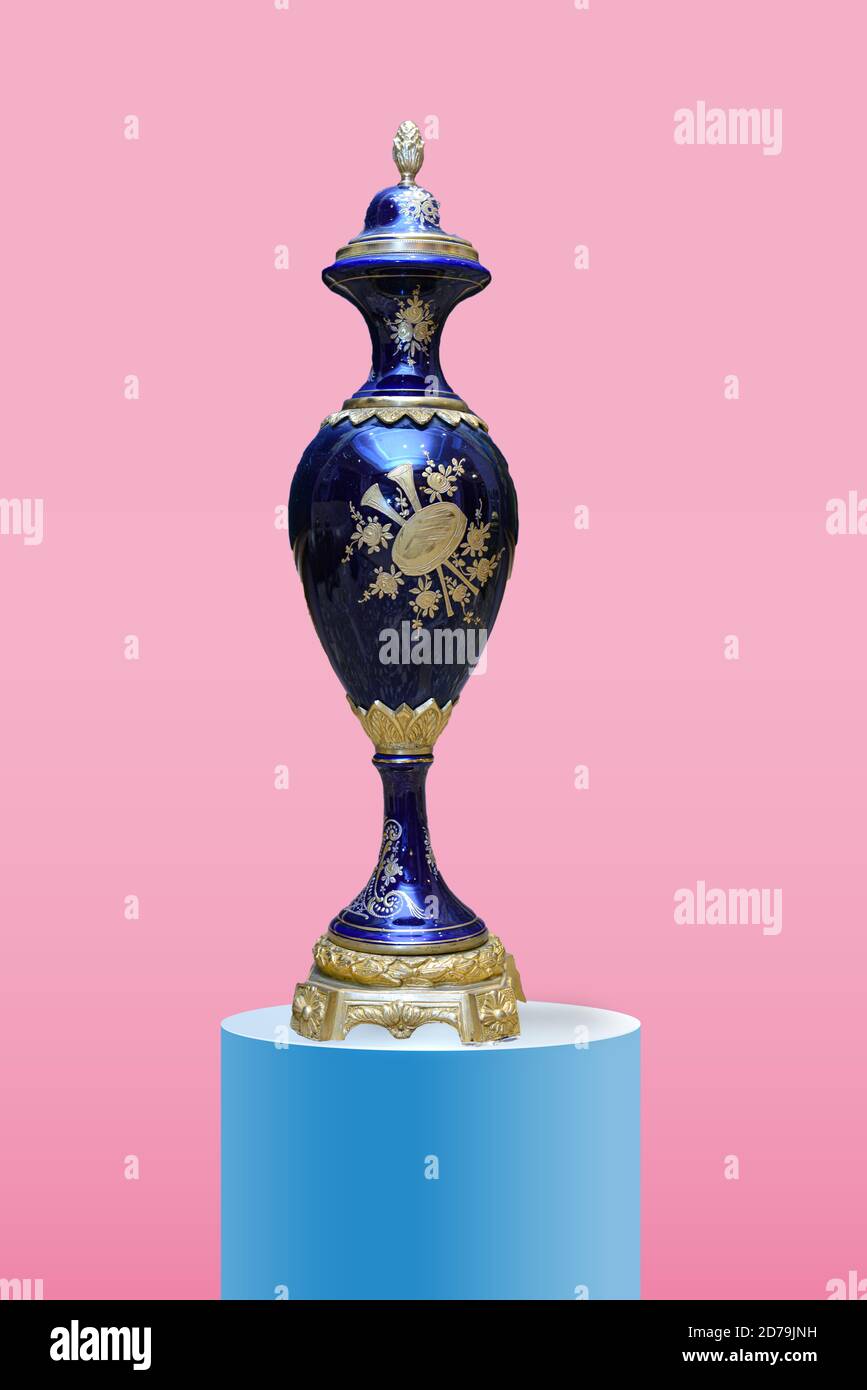 Antique vase. Old Asian masterpieces. Chinese heritage Stock Photo