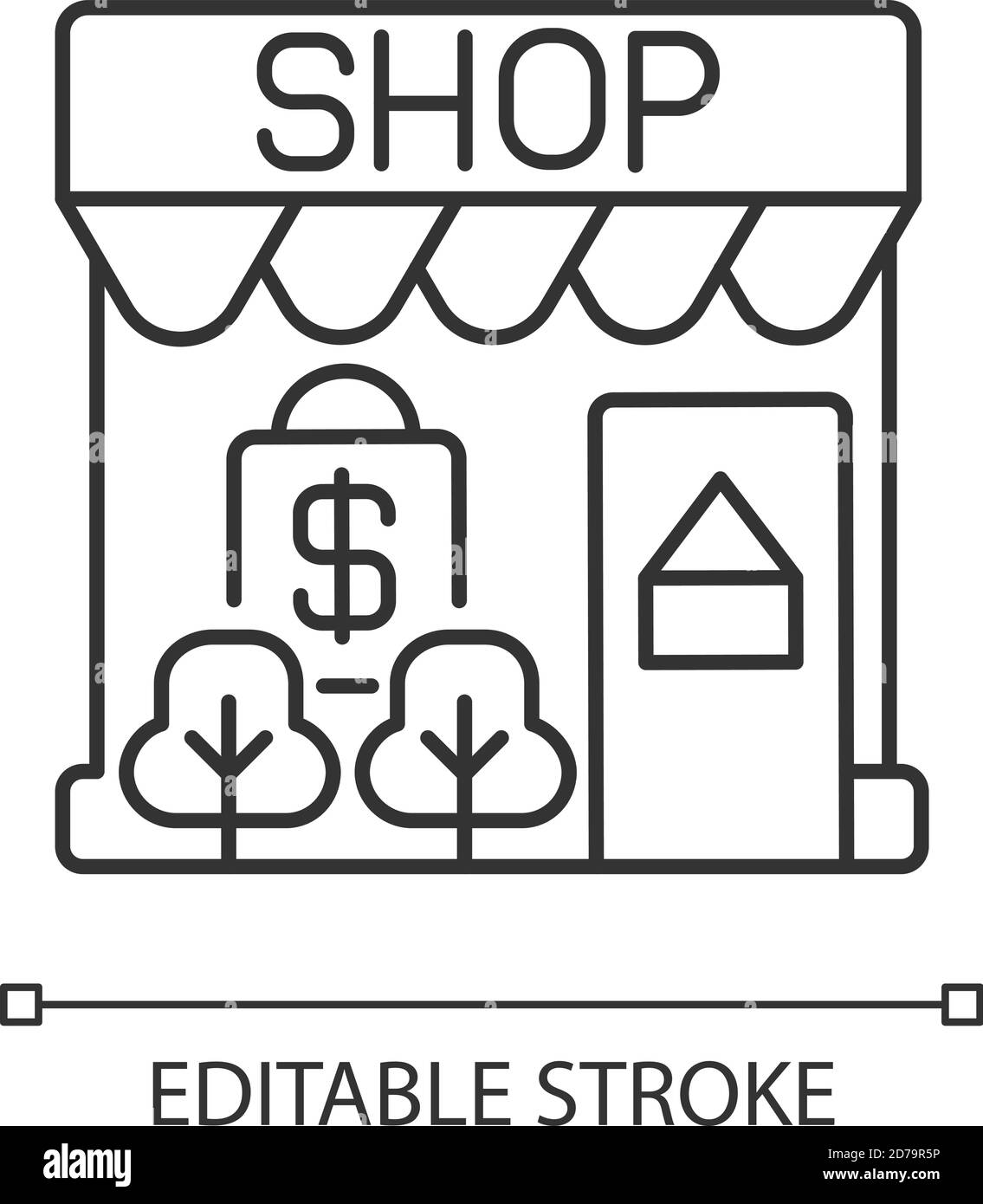Retail linear icon Stock Vector Image & Art - Alamy