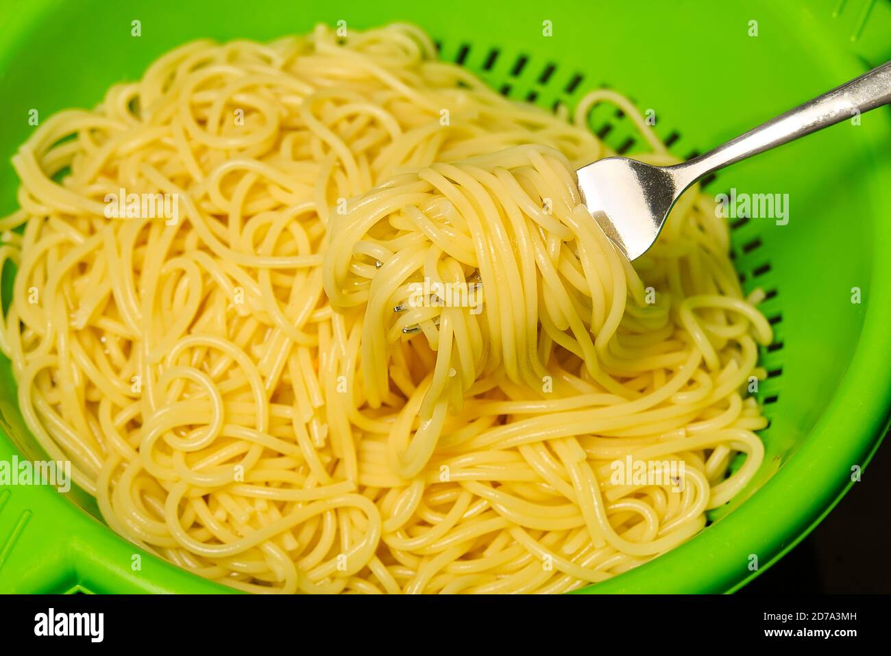 boiling pasta spaghetti in pot. penne rigate pasta Cooking italian