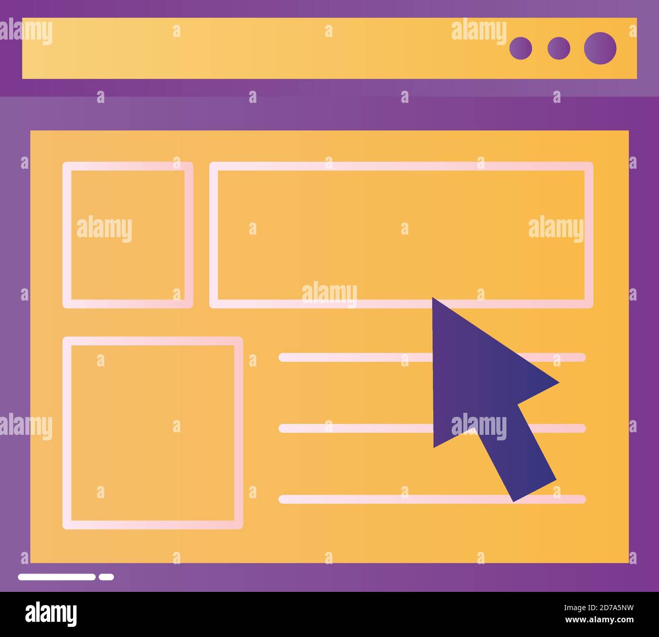 web hosting with cursor vector design Stock Vector Image & Art - Alamy