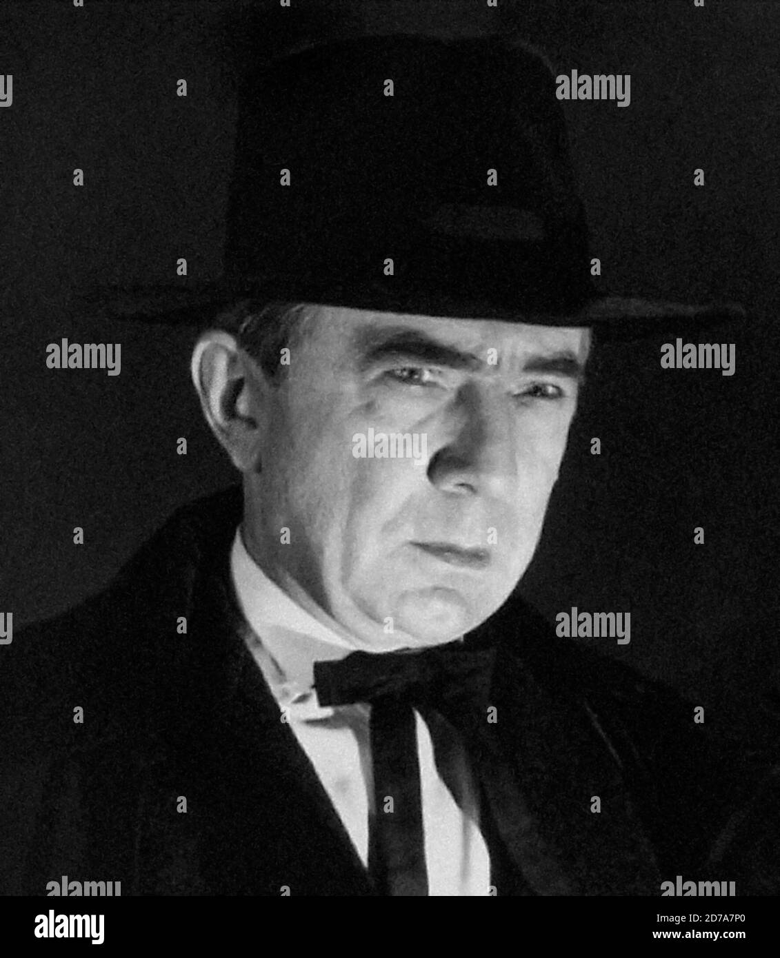 Bela Lugosi. Portrait of the Hungarian-American actor, Béla Ferenc Dezső Blaskó (1882-1956), publicity still from Scared to Death, 1947 Stock Photo