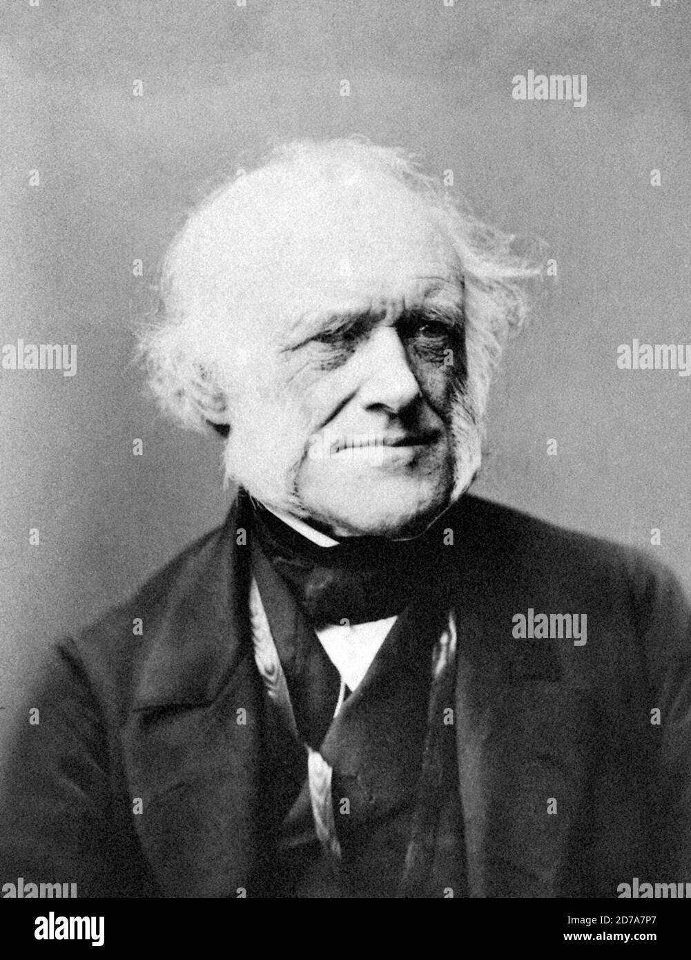 Charles Lyell. Portrait of the Scottish geologist, Sir Charles Lyell (1797-1875) by John & Charles Watkin, c.1865-70 Stock Photo