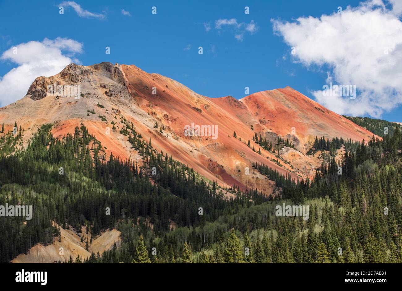Red Mountain, mining ruins, San Juan Mts, Rockies, CO, USA, by Bruce Montagne/Dembinsky Photo Assoc Stock Photo