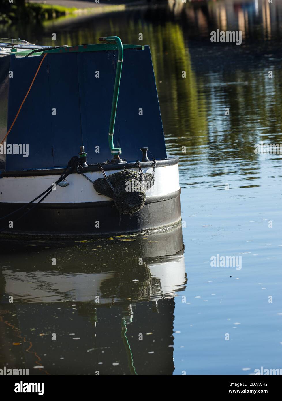 Stern of a narrowboat hi-res stock photography and images - Alamy