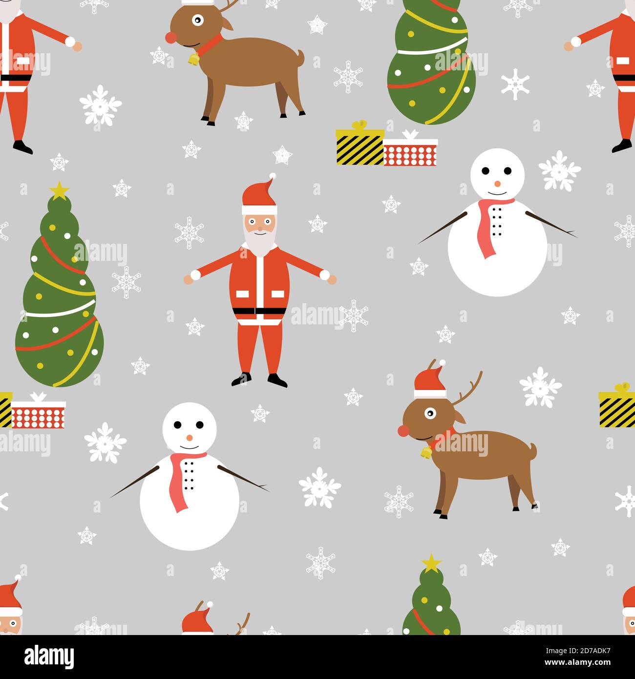Christmas pattern seamless pattern design Stock Vector