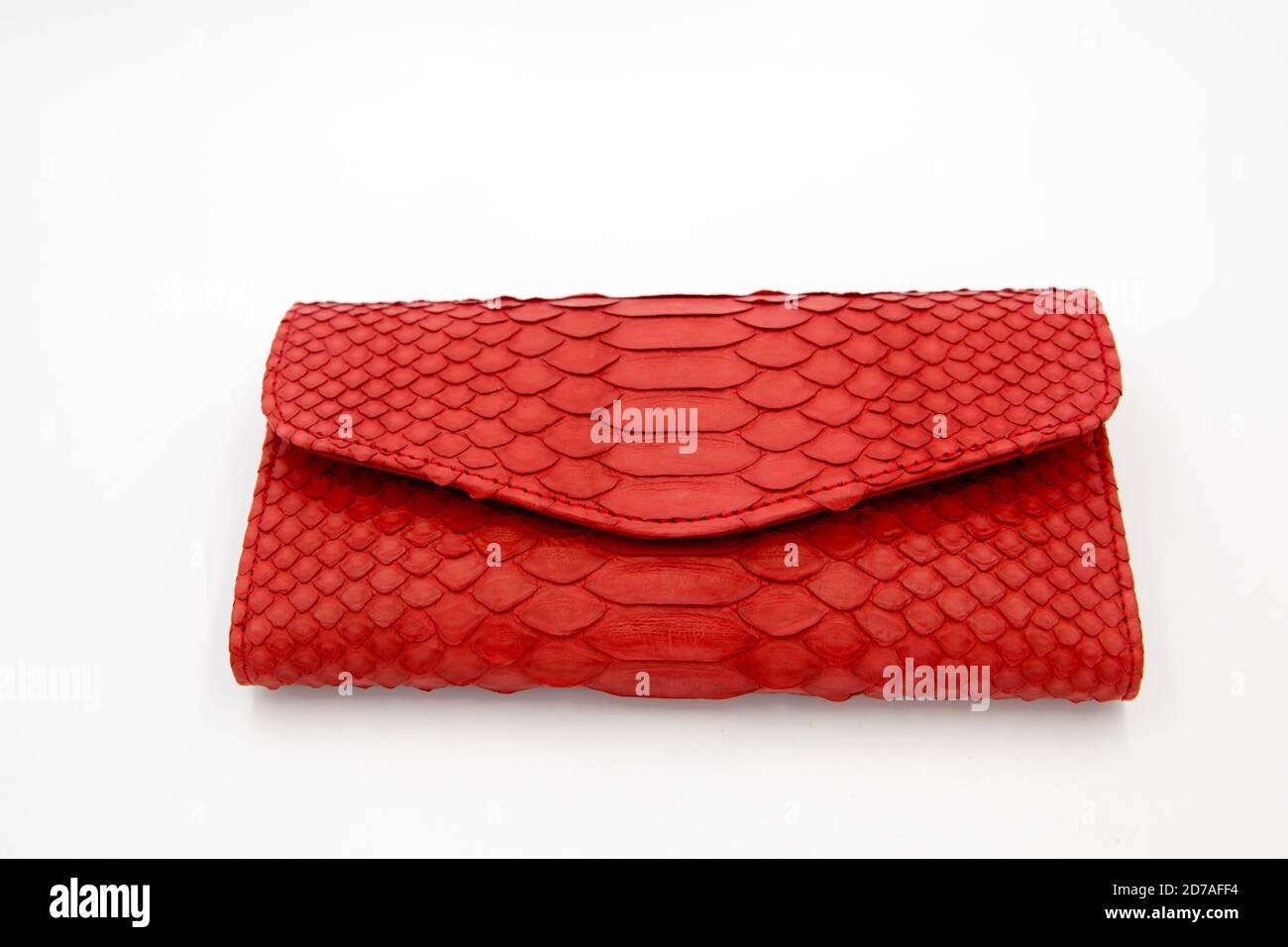 Red snakeskin shop purse