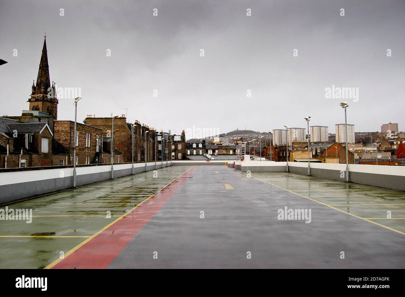 Gellatley Street Car Park, Dundee, Scotland Stock Photo Alamy